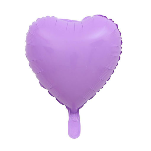 Picture of PASTEL PURPLE HEART FOIL BALLOON 18 INCH
